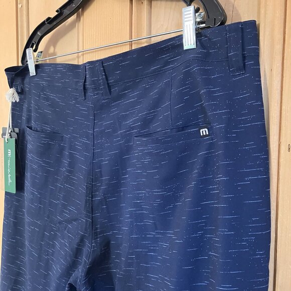 Travis Mathew Mens Hybrid Short Dress Blues Golf Shorts Size 38 Blue Navy SP NWT - Picture 10 of 12